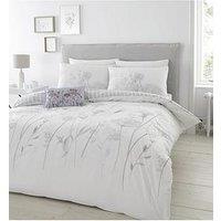 Catherine Lansfield Meadowsweet Floral Duvet Cover & Set - White
