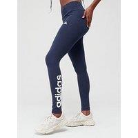 Adidas Sportswear Womens Linear Leggings - Navy