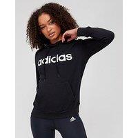 Adidas Sportswear Womens Linear Hoodie - Black/White