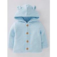 Mini V By Very Baby Boy Lined Cardigan - Blue