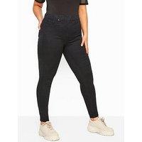 Yours London Jenny Jegging - Black