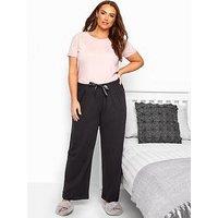 Yours Wide Leg Pants - Black