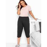 Yours Crop Pj Bottom - Black
