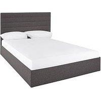 Very Home Lennox Fabric Bed Frame With Mattress Options (Buy And Save!) - Bed Frame With Microquilt Mattress
