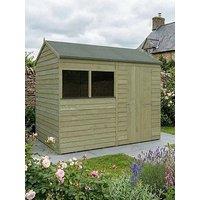 Mercia 8 X 6Ft Great Value Overlap Reverse Apex Shed With Window - Fsc Certified