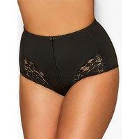 Yours Light Control Lace Shaper Brief - Black