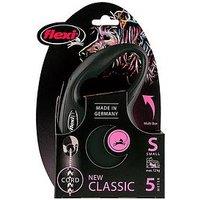 Flexi Classic Black 5M Cord Dog Lead Small
