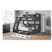 Julian Bowen Riley Triple Sleeper Bunk Bed - Anthracite