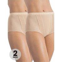 Sloggi 2 Pack Control Maxi Brief - Skin