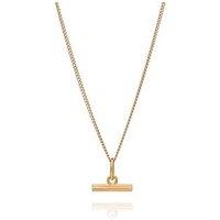 Rachel Jackson Mini Gold T-Bar Necklace