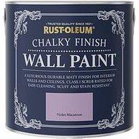 Rust-Oleum Chalky Finish Wall Paint In Violet Macaroon - 2.5-Litre Tin