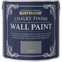 Rust-Oleum Chalky Finish 2.5-Litre Wall Paint - Anthracite