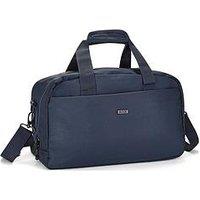 Rock Luggage Platinum Navy Underseat Holdall