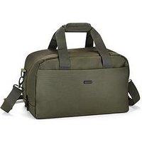 Rock Luggage Platinum Olive Green Underseat Holdall