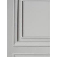 Fresco Wood Panel Grey Wallpaper