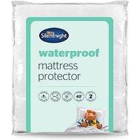 Silentnight Waterproof Mattress Protector - White