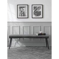 Julian Bowen Luxe Low Bench - Grey