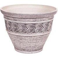 You Garden Heart Washed Granite Planter - 40Cm