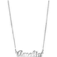 The Love Collection Children'S Sterling Silver Personalised Name Necklace
