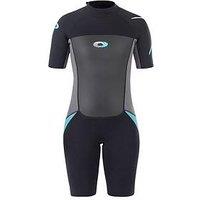 Osprey Action Sports Origin Women'S Shorty Length Wetsuit - Black/Blue
