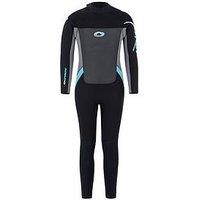 Osprey Origin Girls Long 5Mm Wetsuit Black/Blue
