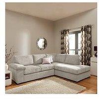 Very Home Amalfi Standard Right Hand Corner Chaise - Silver - Fsc Certified