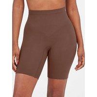 Spanx Everyday Seamless Shaping Short - Chestnut Brown