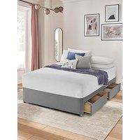 Silentnight Upholstered Divan Bed Base With Storage Options - Small Double