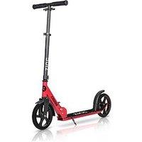 Zinc Big Wheeled Folding Cruise Scooter - Red