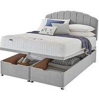 Silentnight Ava Memory 1000 Pocket Mattress With Upholstered Ottoman Divan Base And Headboard Bed Set