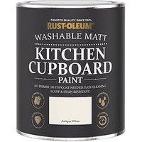 Rust-Oleum Matt Finish Kitchen Cupboard Paint In Antique White &Ndash; 750 Ml Tin