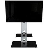 Avf Lesina Tv Stand 700 - Fits Up To 65 Inch Tv - Silver/Black