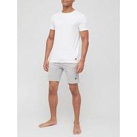 Lyle & Scott Charlie Lounge Set - White/Grey