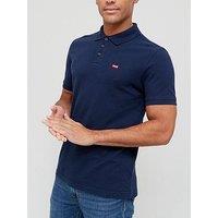Levi'S Embroidered Logo Polo - Navy
