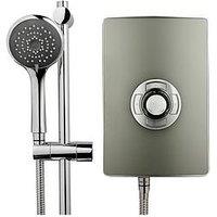 Triton Collection Gun Metal Electric Shower - 8.5Kw