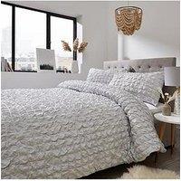 Very Home Seersucker Cotton 180 Thread Count Duvet Cover Set