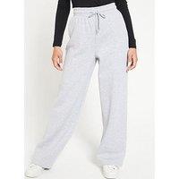 Everyday Wide Leg Jogger - Grey Marl