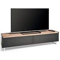 Avf Panorama 160 Tv Stand - Oak/Grey - Fits Up To 80 Inch Tv