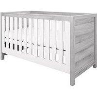 Tutti Bambini Modena 3 In 1 Cot Bed - Grey Ash/White