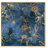 Art For The Home Golden Blooms Framed Canvas