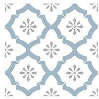 Floor Pops Pack Of 10 Alfama Peel & Stick Floor Tiles