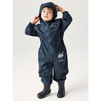 Regatta Kids Puddle Iv Waterproof Oversuit - Navy