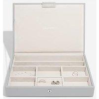 Stackers Zipped Travel Jewellery Box - Pebble Grey