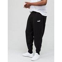 Puma Plus Size Essential Logo Joggers - Black