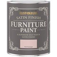 Rust-Oleum Satin Finish Furniture Paint In Pink Champagne &Ndash; 750 Ml Tin