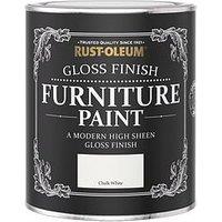 Rust-Oleum Gloss Furniture Paint Chalk White 750Ml