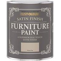 Rust-Oleum Satin Finish Washable Furniture Paint In Warm Clay &Ndash; 750 Ml Tin
