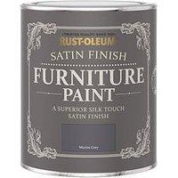 Rust-Oleum Satin Furniture Paint Marine Grey 750Ml