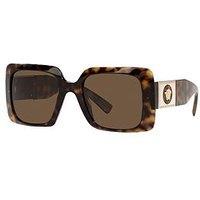 Versace Square Sunglasses - Havana