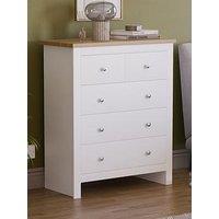 Vida Designs Arlington 2 + 3 Drawer Chest - White